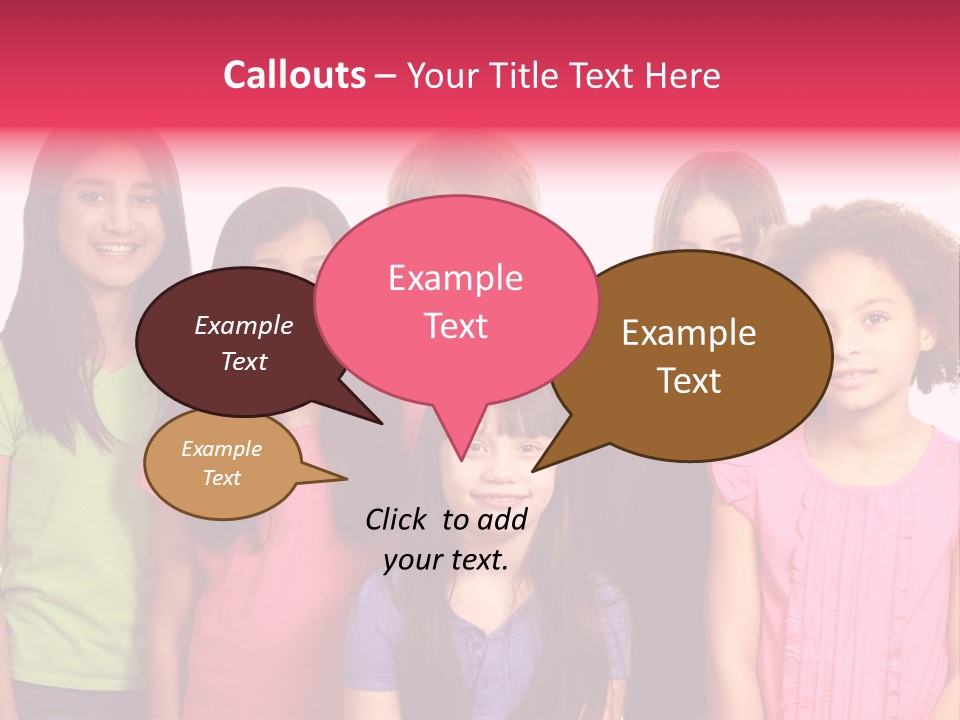 Black Female Copy Space PowerPoint Template