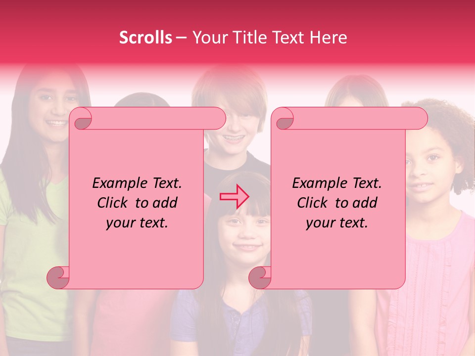 Black Female Copy Space PowerPoint Template