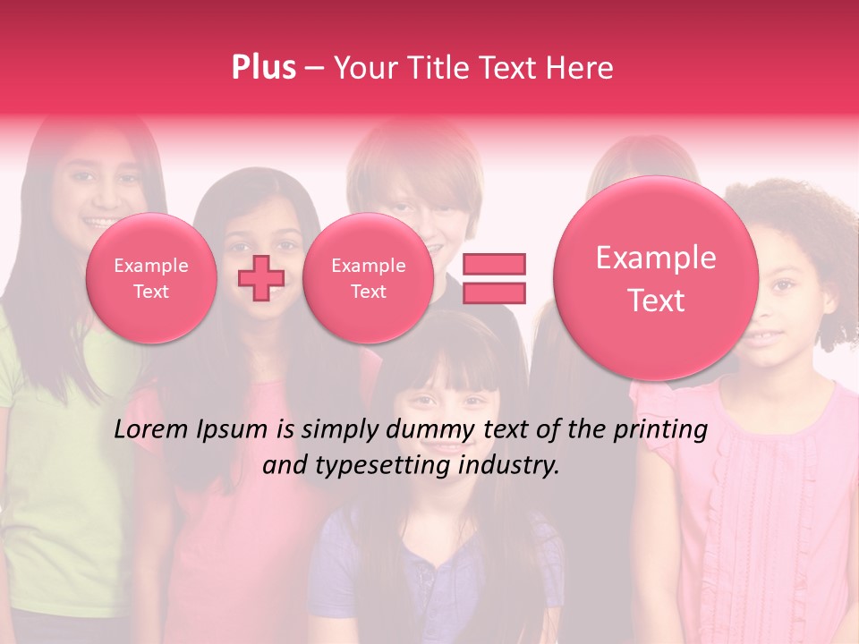 Black Female Copy Space PowerPoint Template