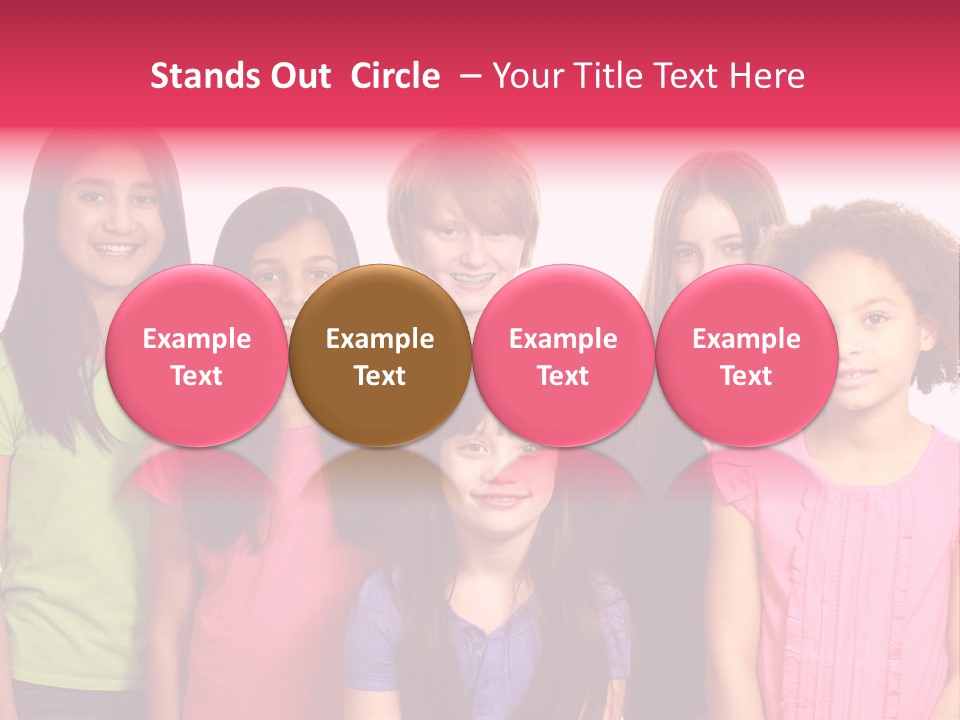 Black Female Copy Space PowerPoint Template