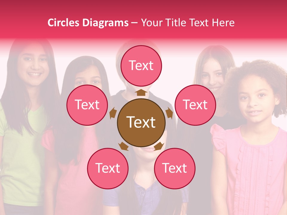 Black Female Copy Space PowerPoint Template