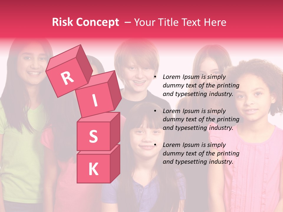 Black Female Copy Space PowerPoint Template