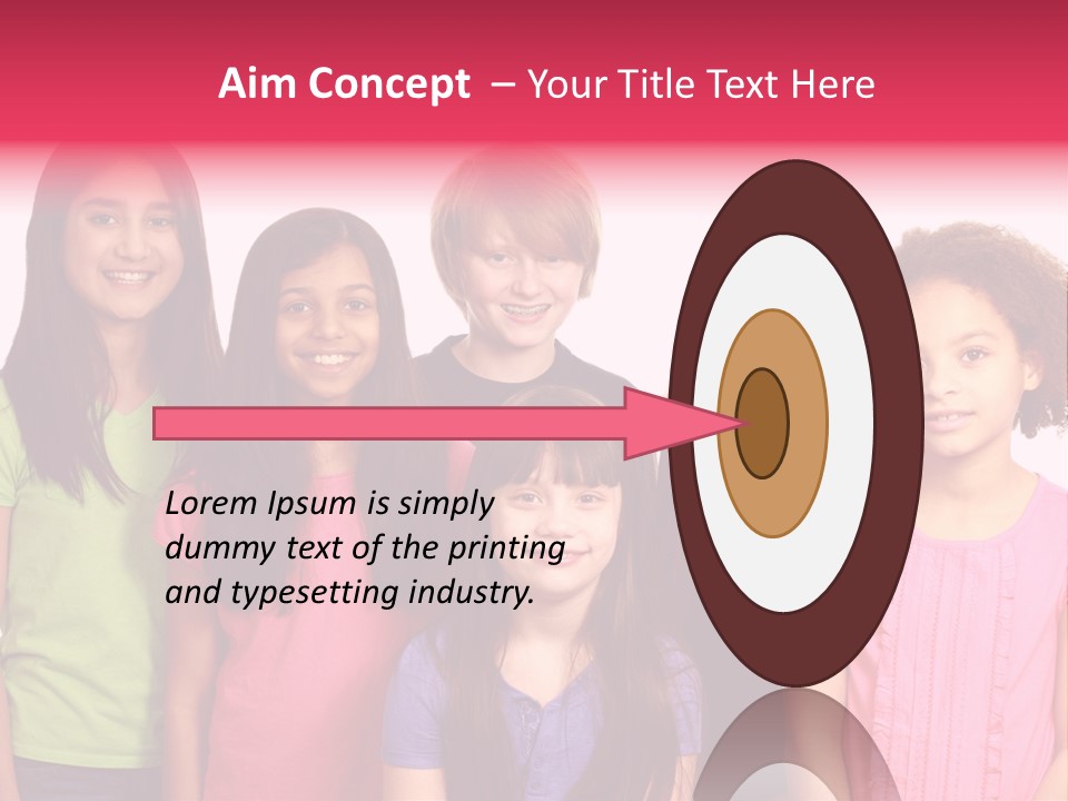 Black Female Copy Space PowerPoint Template