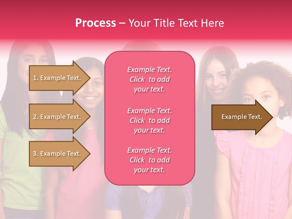 Black Female Copy Space PowerPoint Template