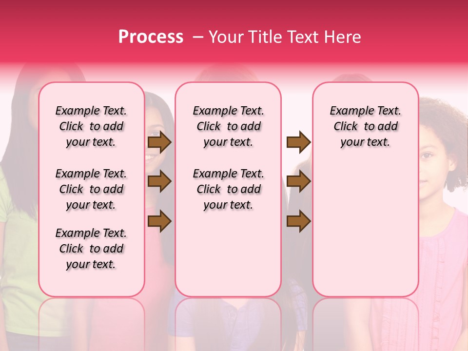 Black Female Copy Space PowerPoint Template