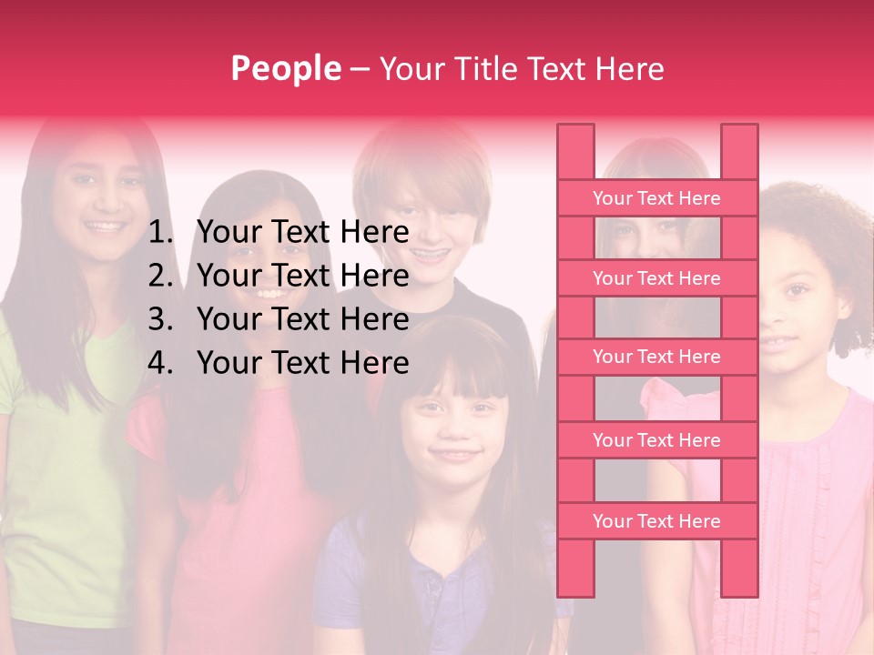 Black Female Copy Space PowerPoint Template