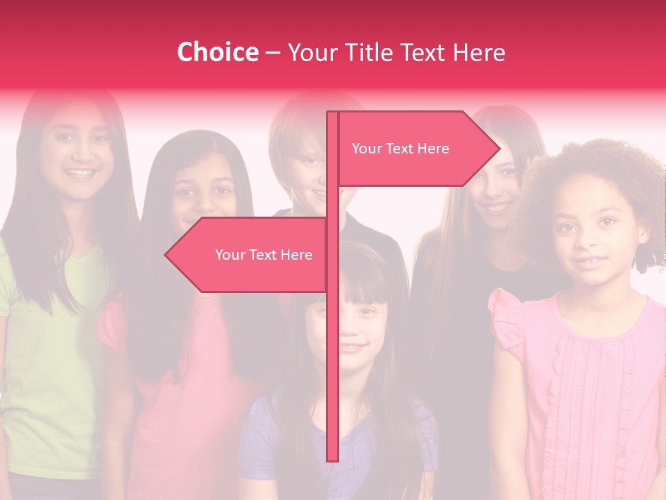 Black Female Copy Space PowerPoint Template