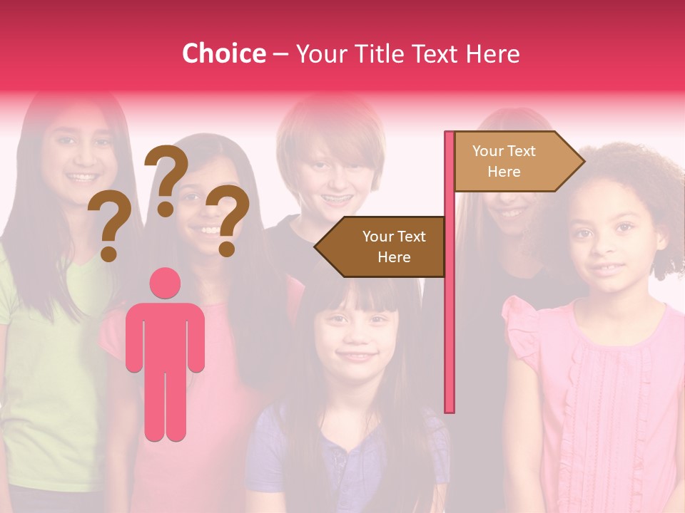 Black Female Copy Space PowerPoint Template