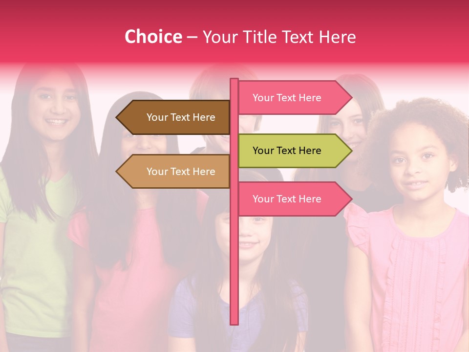 Black Female Copy Space PowerPoint Template