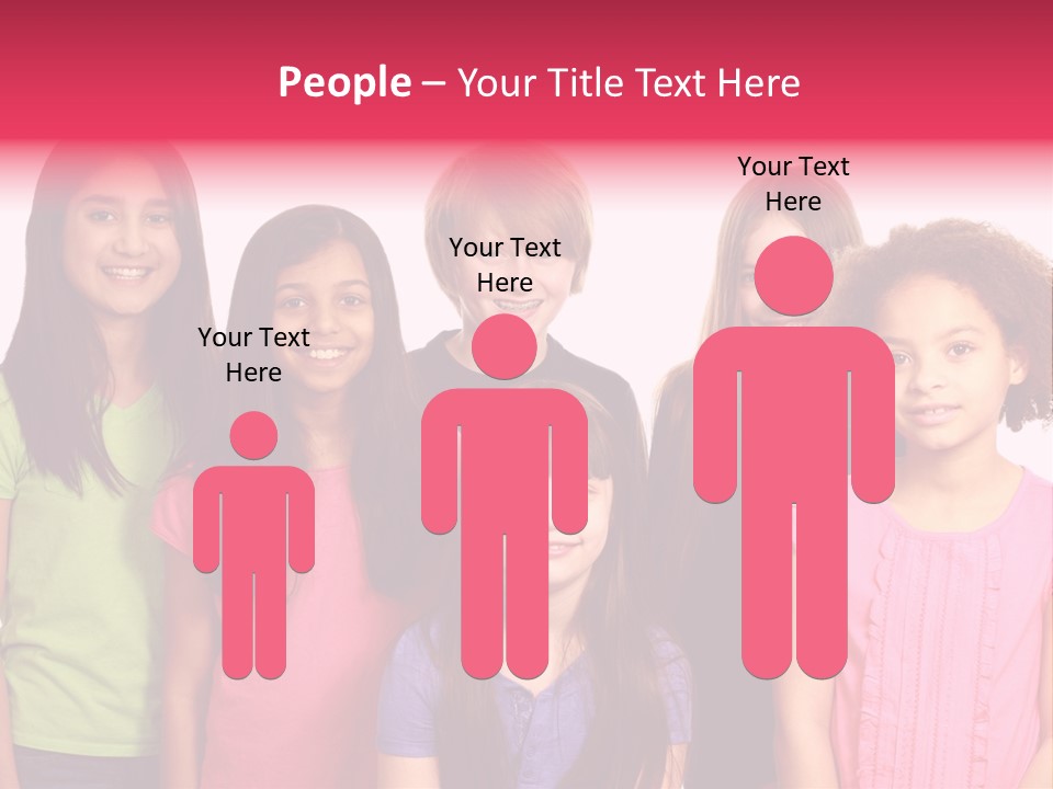 Black Female Copy Space PowerPoint Template