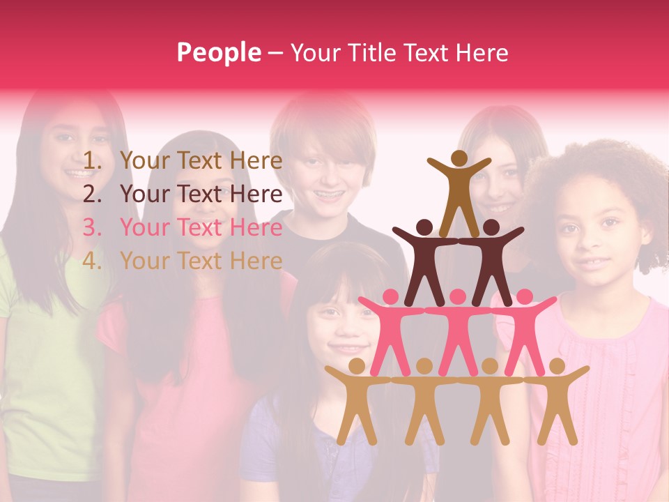 Black Female Copy Space PowerPoint Template