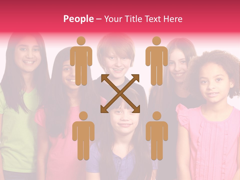 Black Female Copy Space PowerPoint Template