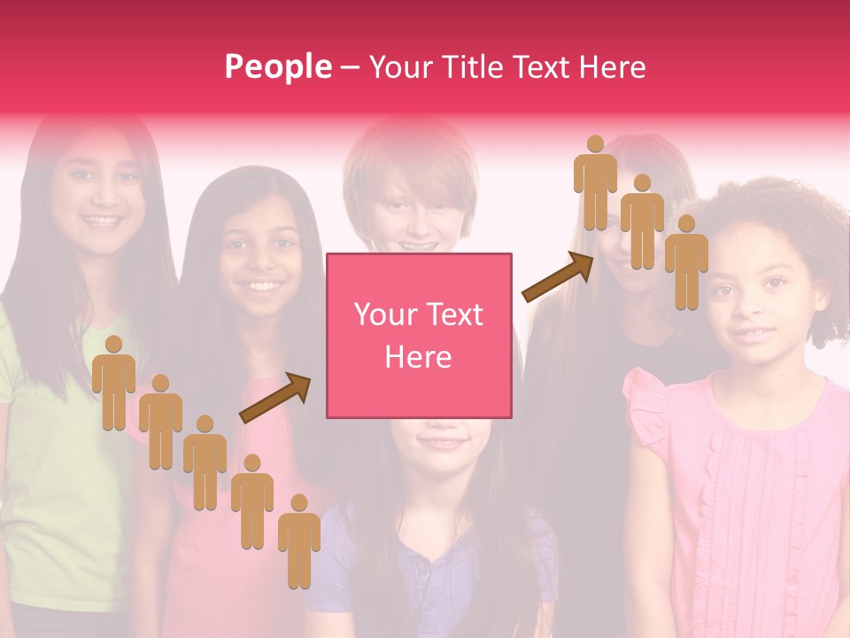 Black Female Copy Space PowerPoint Template