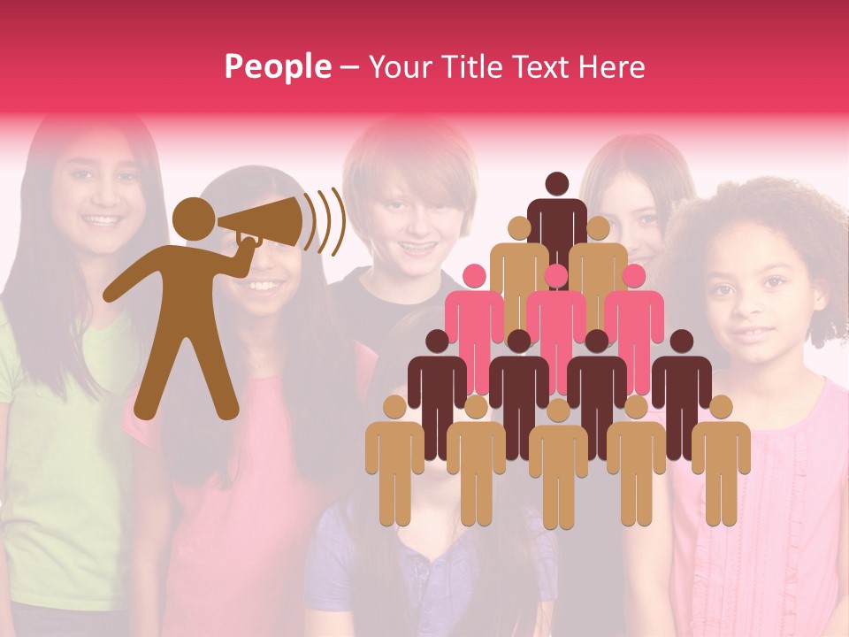 Black Female Copy Space PowerPoint Template