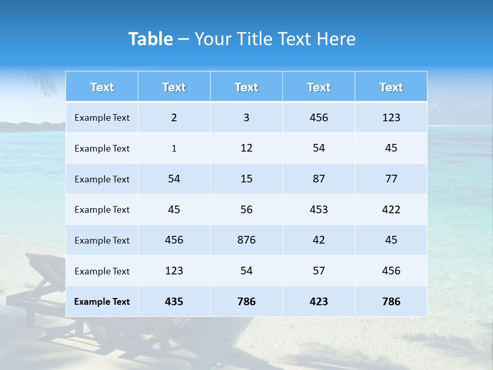 Tranquil Coast Canvas PowerPoint Template