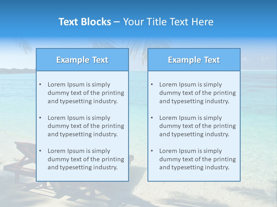 Tranquil Coast Canvas PowerPoint Template