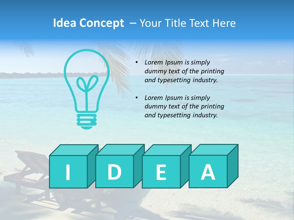 Tranquil Coast Canvas PowerPoint Template