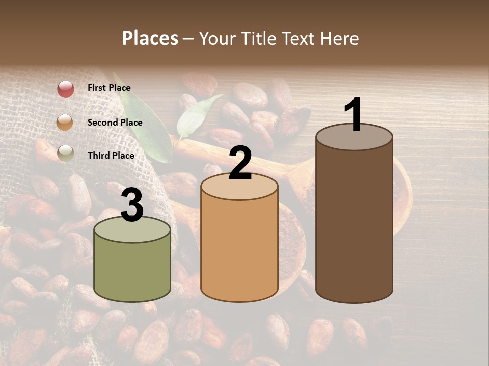 Close Dry Burlap PowerPoint Template