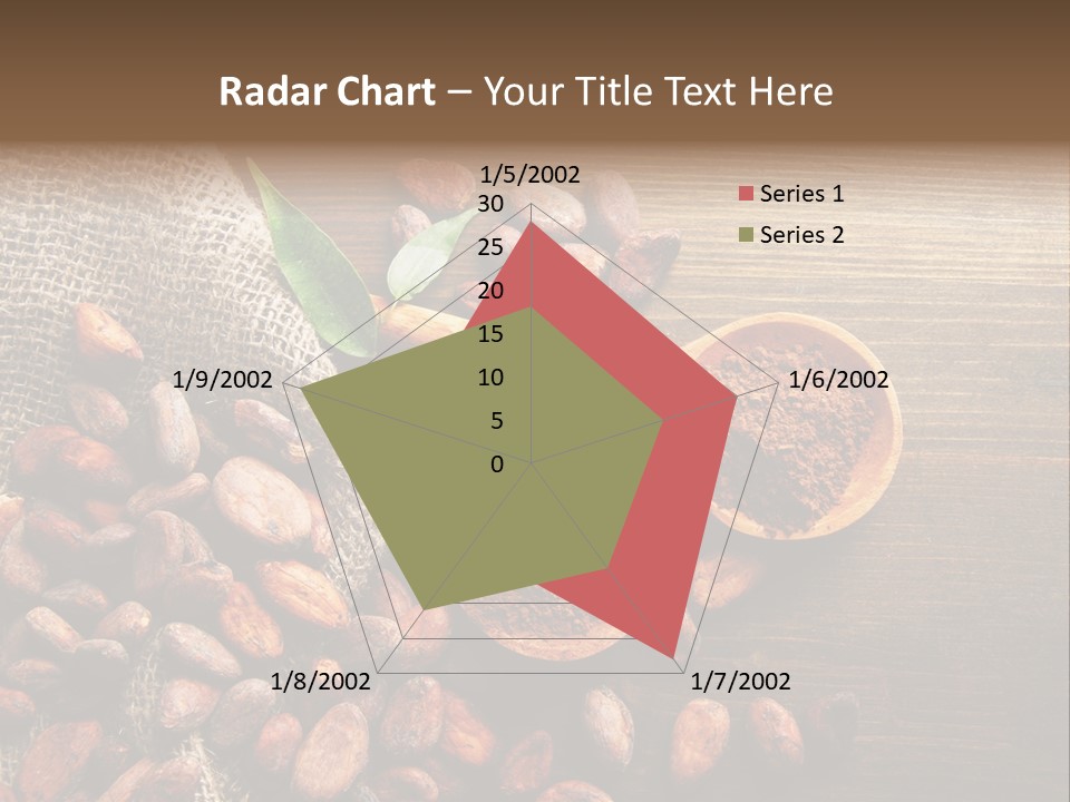 Close Dry Burlap PowerPoint Template