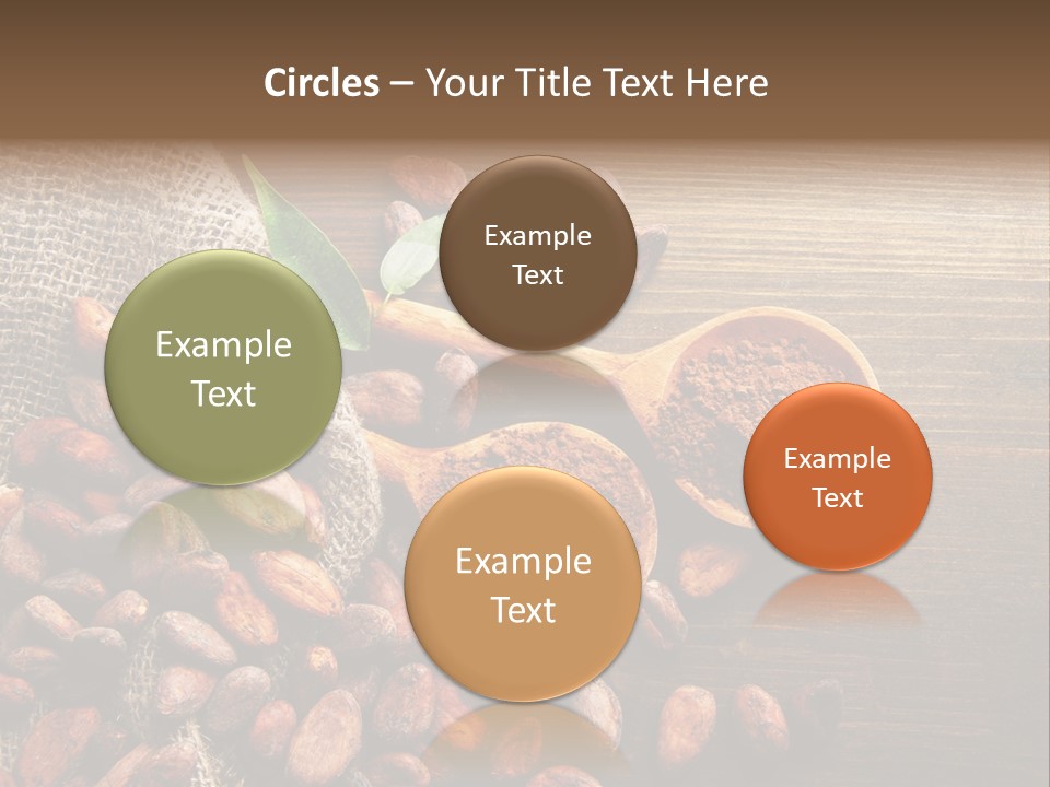 Close Dry Burlap PowerPoint Template