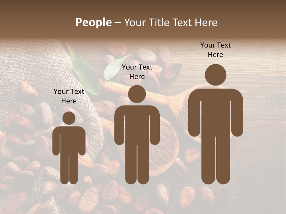 Close Dry Burlap PowerPoint Template