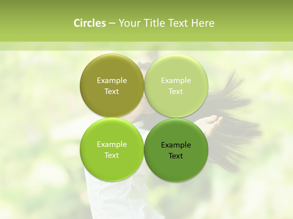 Adult Brunette Air PowerPoint Template