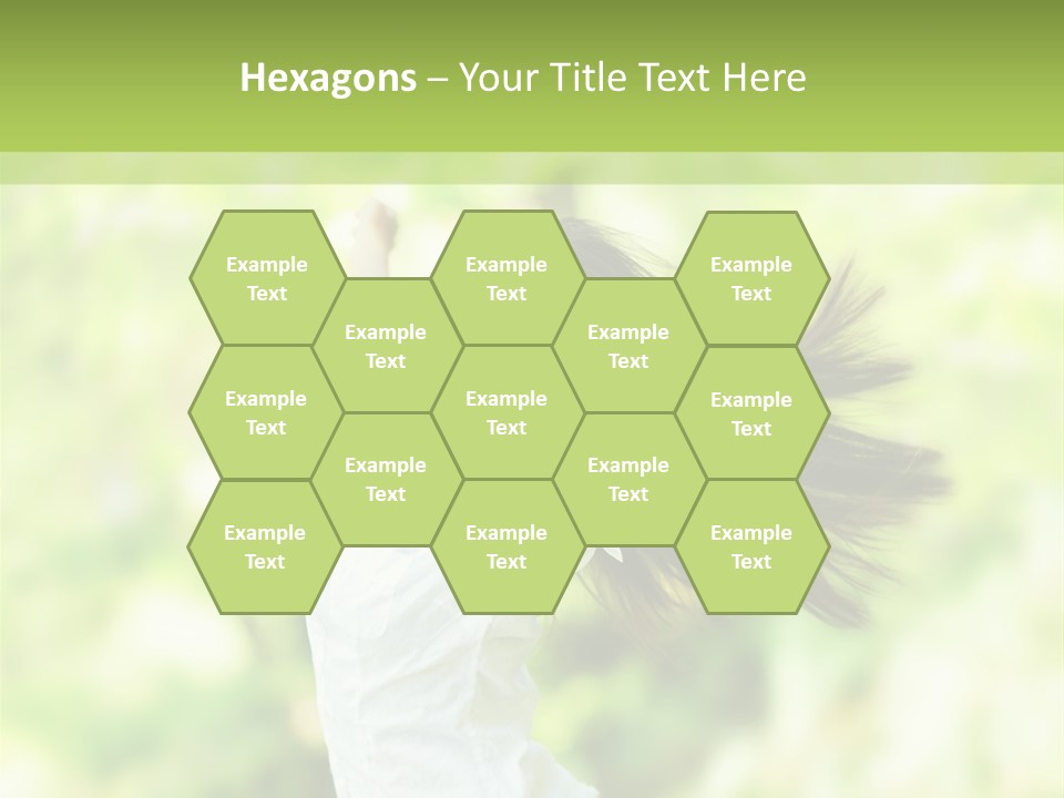 Adult Brunette Air PowerPoint Template