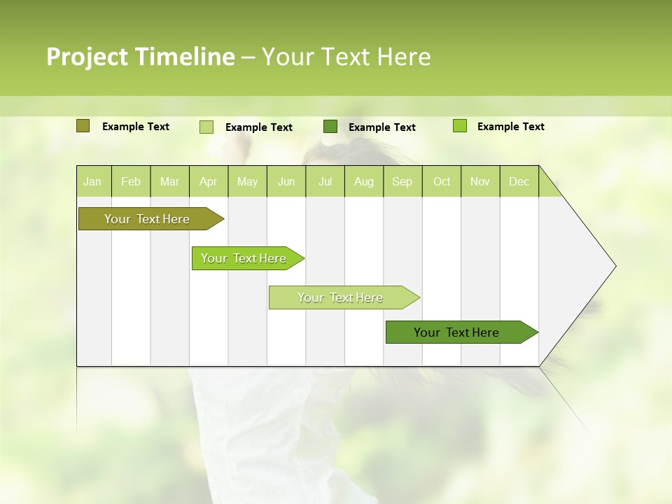 Adult Brunette Air PowerPoint Template