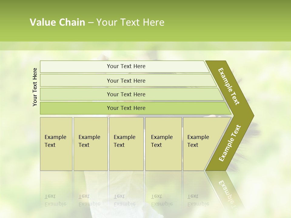 Adult Brunette Air PowerPoint Template