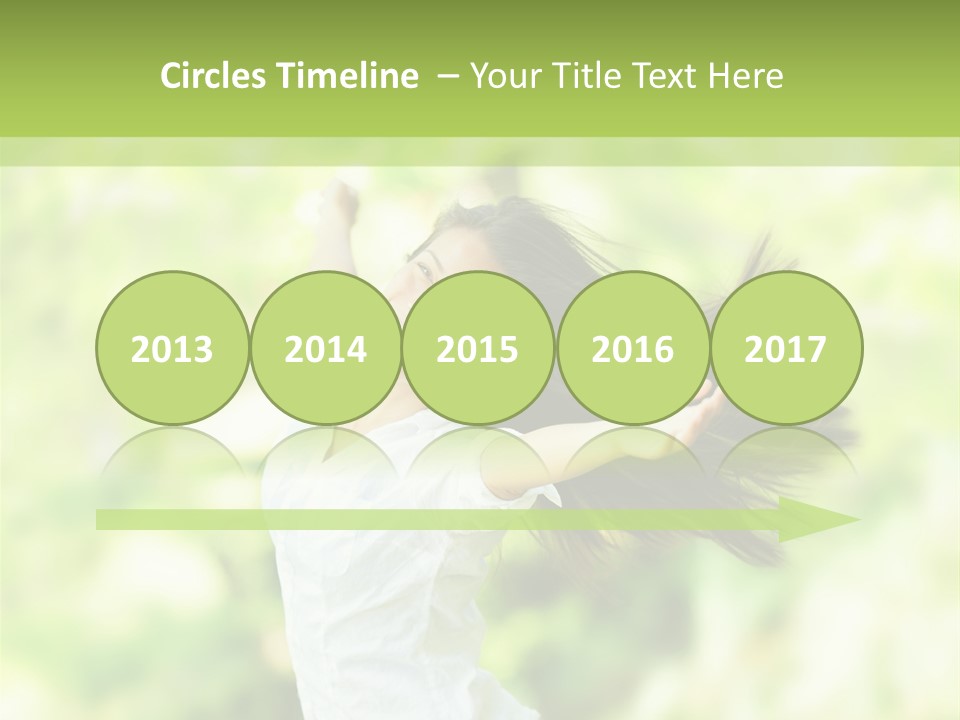 Adult Brunette Air PowerPoint Template