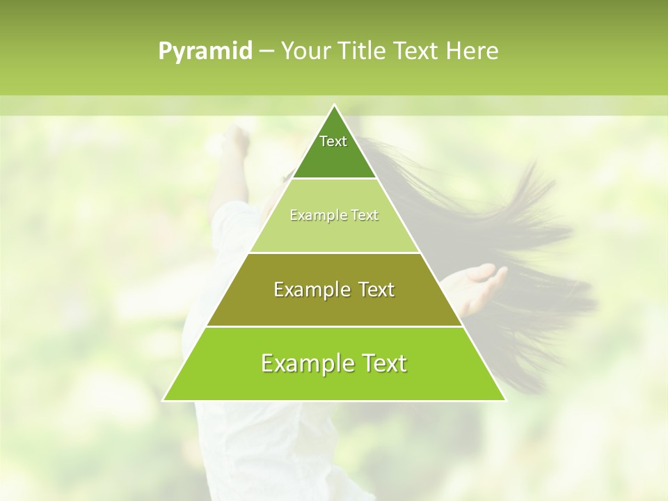 Adult Brunette Air PowerPoint Template