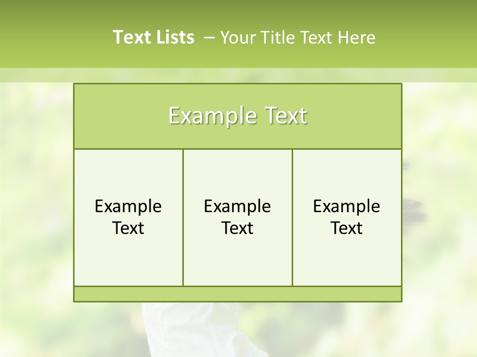 Adult Brunette Air PowerPoint Template