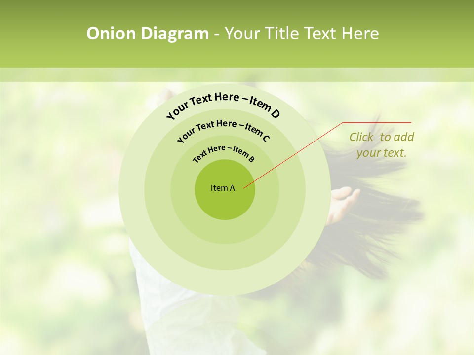 Adult Brunette Air PowerPoint Template