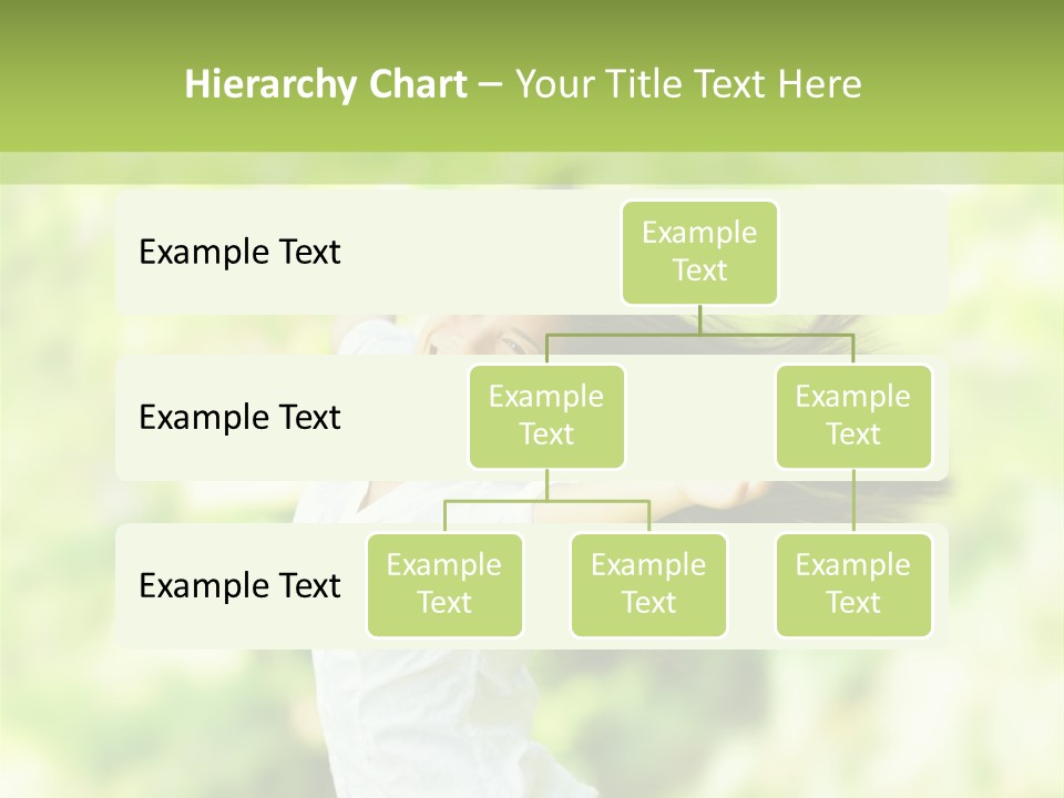 Adult Brunette Air PowerPoint Template