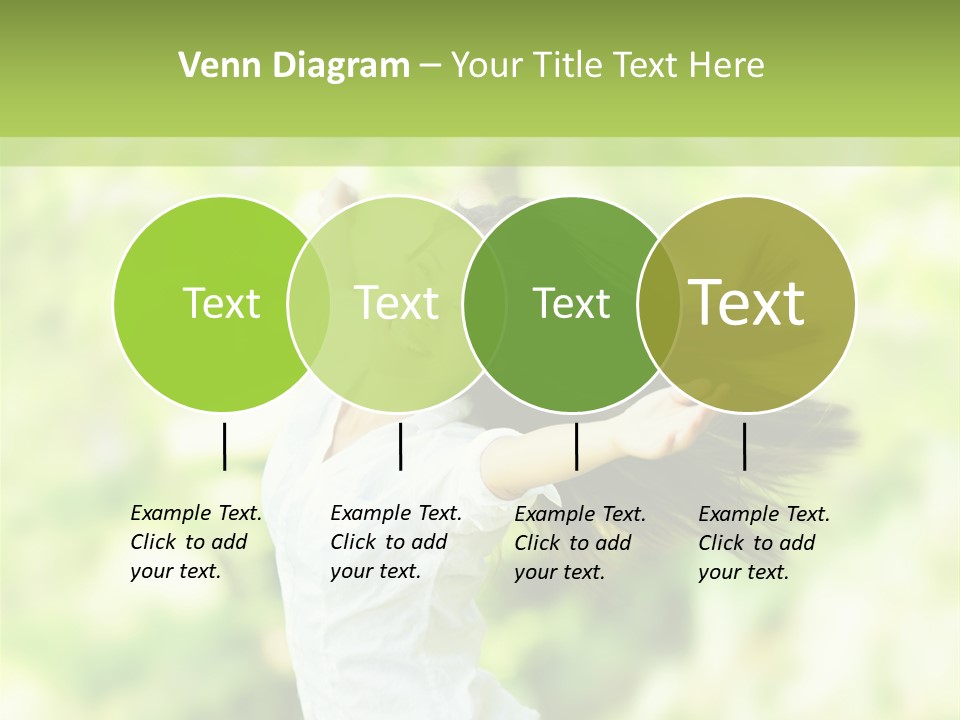 Adult Brunette Air PowerPoint Template