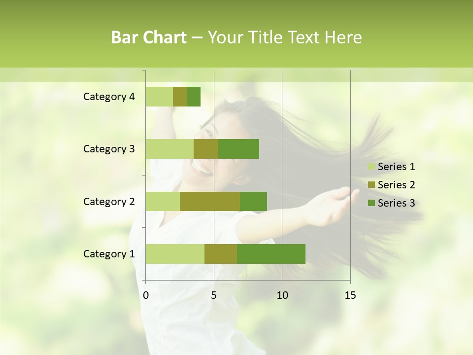 Adult Brunette Air PowerPoint Template