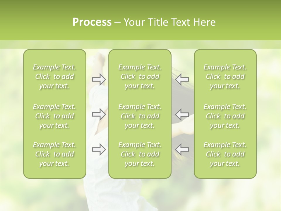 Adult Brunette Air PowerPoint Template