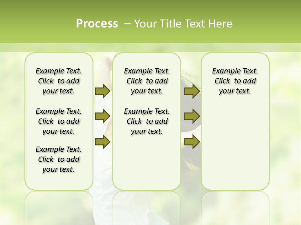 Adult Brunette Air PowerPoint Template