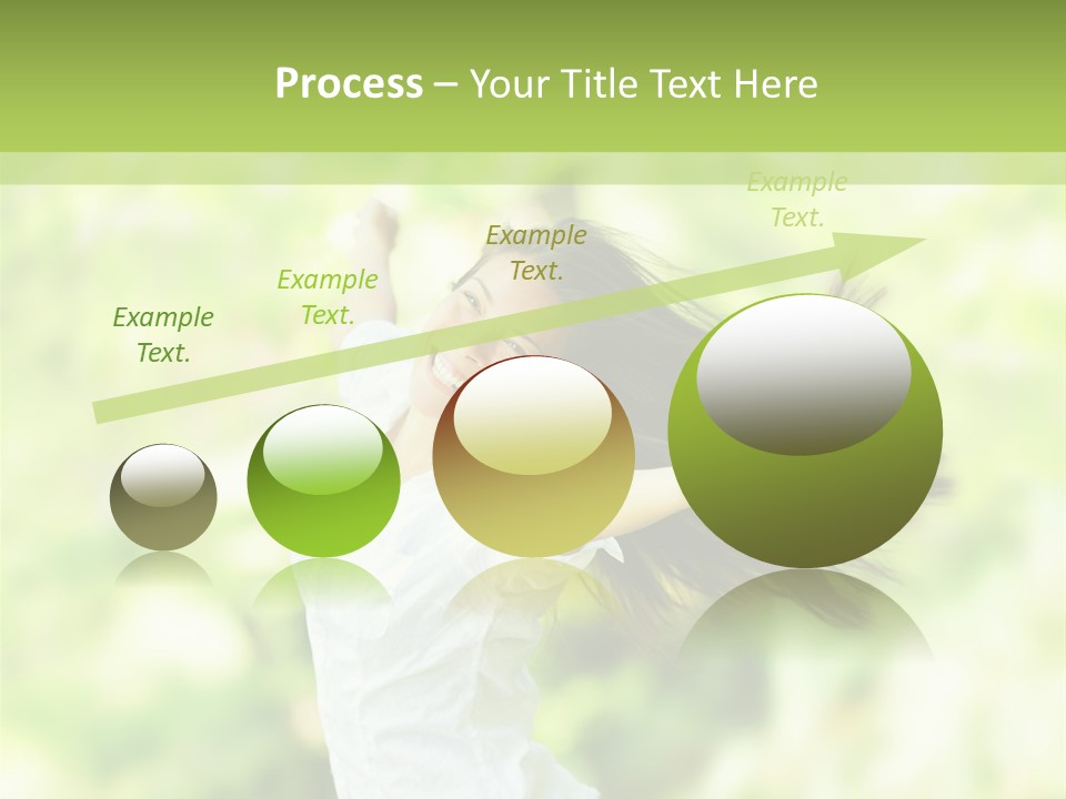 Adult Brunette Air PowerPoint Template