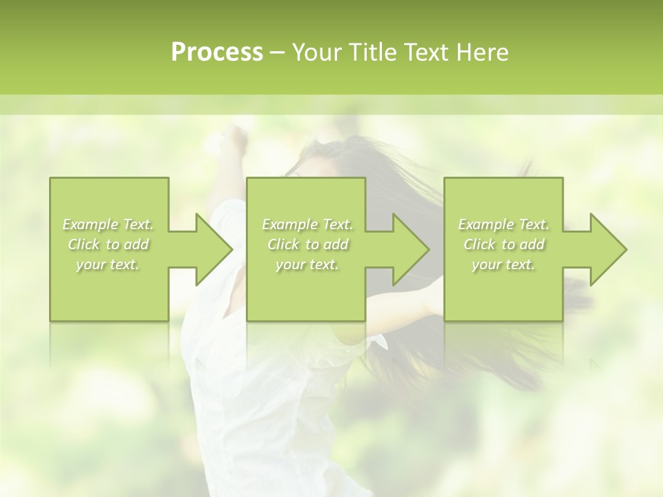 Adult Brunette Air PowerPoint Template