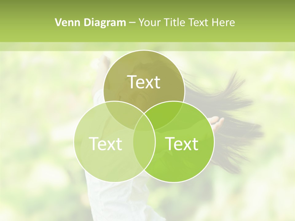 Adult Brunette Air PowerPoint Template