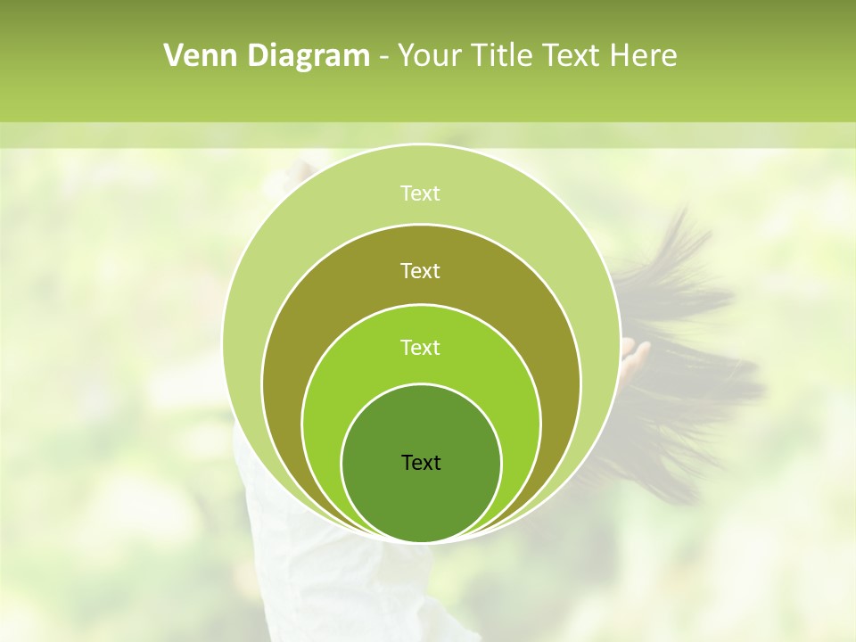 Adult Brunette Air PowerPoint Template