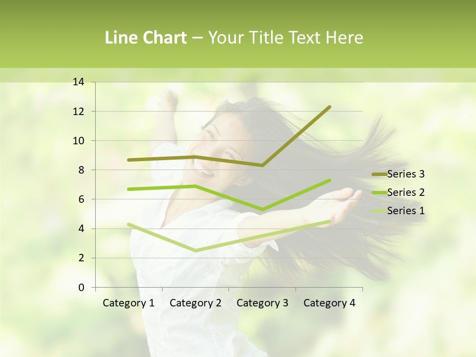 Adult Brunette Air PowerPoint Template