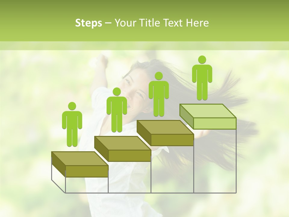 Adult Brunette Air PowerPoint Template