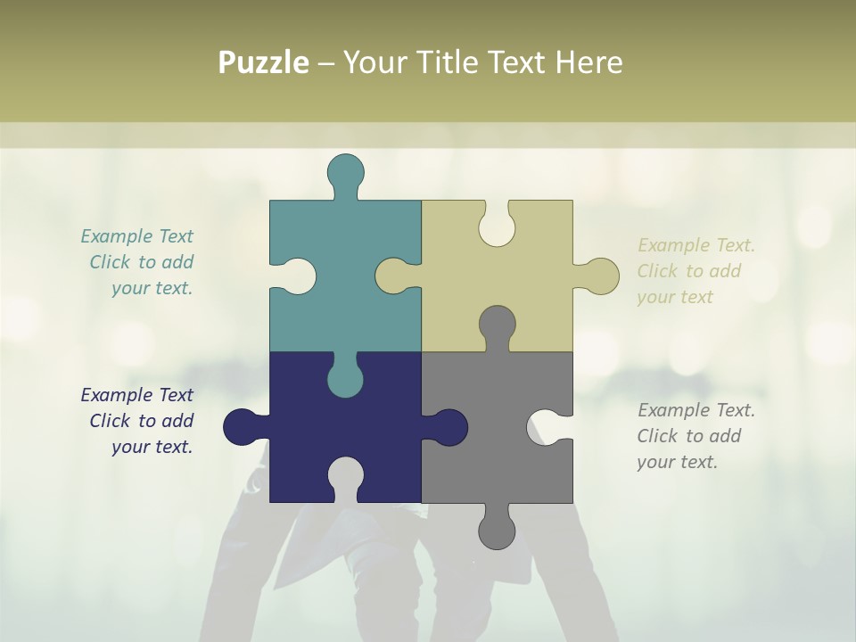 Light Sun Man PowerPoint Template