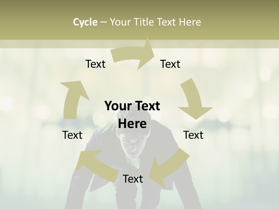 Light Sun Man PowerPoint Template