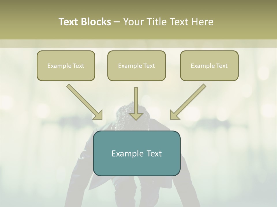 Light Sun Man PowerPoint Template