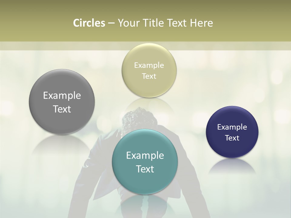 Light Sun Man PowerPoint Template