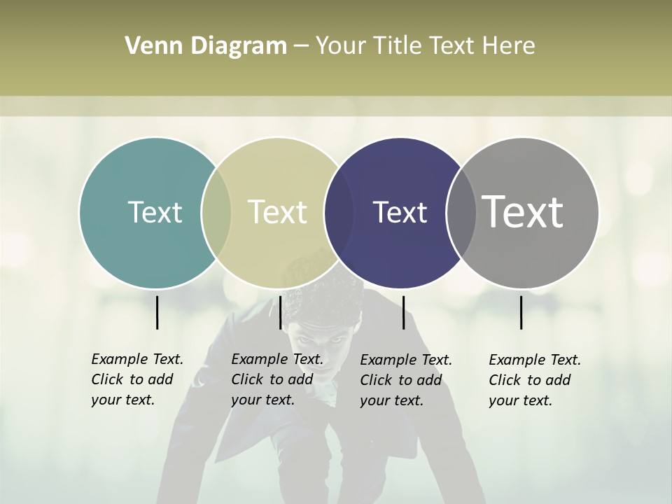Light Sun Man PowerPoint Template
