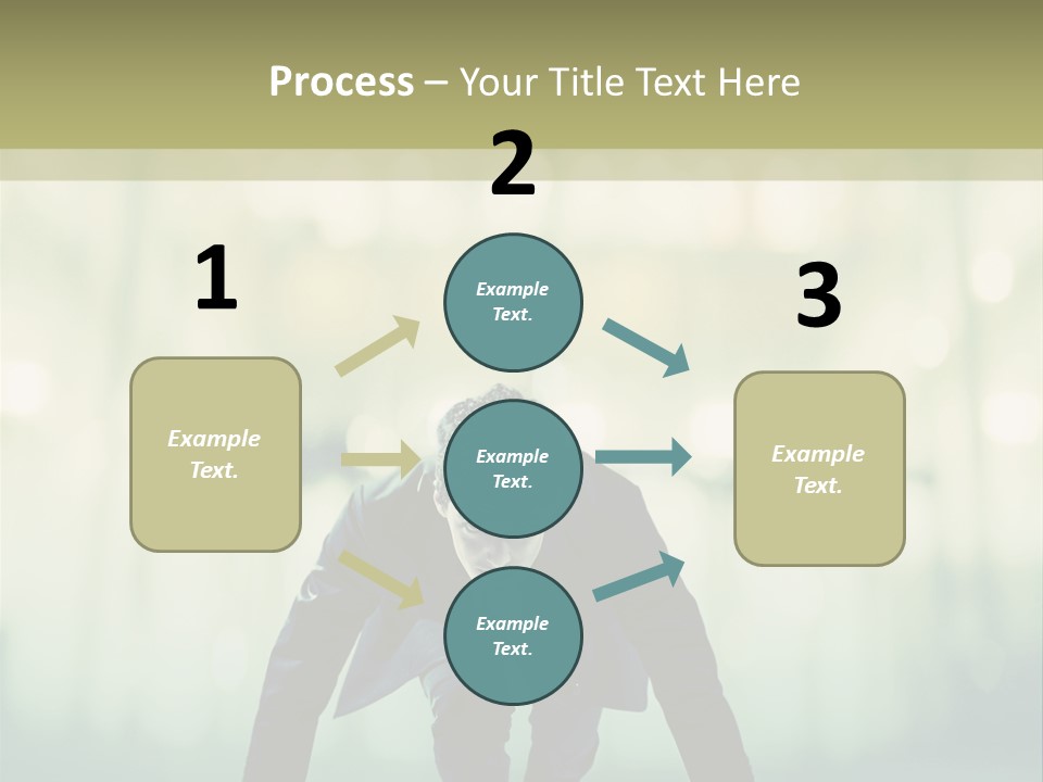 Light Sun Man PowerPoint Template